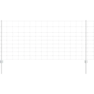 Image of vidaXL Fence Posts 22 pcs U Channel 100 cm Galvanised Steel