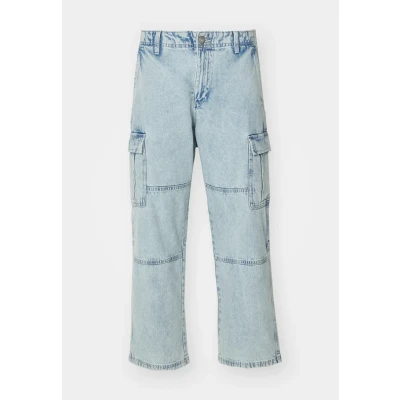 Image of JACK &amp; JONES Men&#039;s Jjieddie Jjwade Mf 448 Sn Jeans, Blue Denim, 32W x 32L