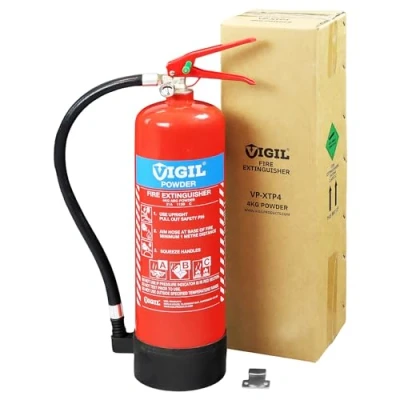 Image of Powder Fire Extinguisher 4kg Versatile &amp; Reliable 27A 144B C Rating for Campsites, Farms, Industrial Units More Comes with 5 Year Warranty