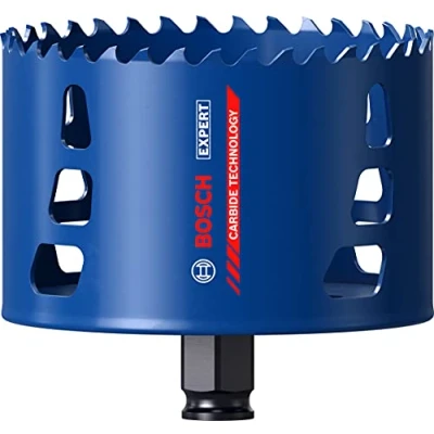 Image of Bosch 1x Expert Tough Material Hole Saw (for Wood with Metal, Brick, Ø 105 mm, Professional Accessory Rotary Drill/Drivers)