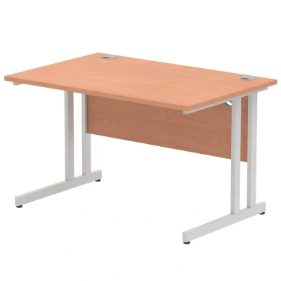 Image of Impulse Cantilever 1200 Rectangle Desk Beech I000283