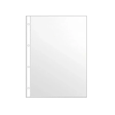 Image of Veloflex 4345000 Punched Pockets PP DIN A4 Transparent (Pack of 100)