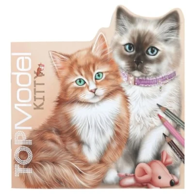 Image of Depesche Top Model Kitty Colouring Book