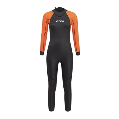 Image of ORCA Womens Vitalis Hi Vis Open Water Wetsuit Black the is evolution of Openwater Core Swimskin Size XL