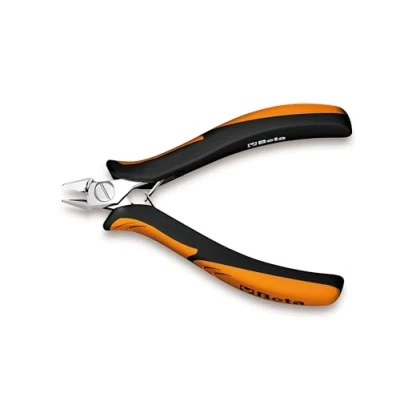 Image of Beta 11850101 Model 1185 BM/1 Diagonal Flush Cutting Nippers, Slim Tips, Bi material Handles, 120mm
