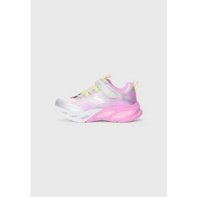 Image of Skechers Trainers silvercoloured/multicoloured for kids, Size: 2, Silver/coloured/multi/coloured shoes