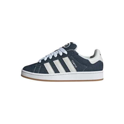 Image of adidas Originals Campus Trainers, Size: 7.5, Night indigo crystal white ftwr Leather and textile