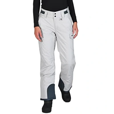 Image of Arctix Women&#039;s Insulated Snow Pants, Quiet Grey, Medium/31 Inseam
