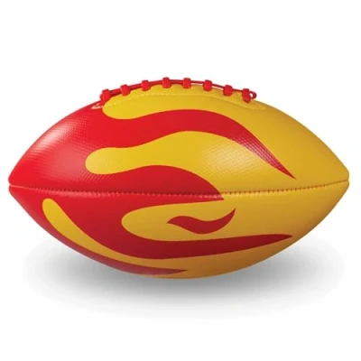 Image of Crocodile Creek Soft Football/Red Flame