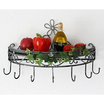 Image of DanDiBo shelf 09919 Console 50 cm Kitchen made from metal Pot rack Herb