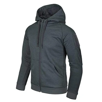 Image of Helikon Tex URBAN TACTICAL HOODIE (FullZip) BLACK GREY MELANGE L/Regular