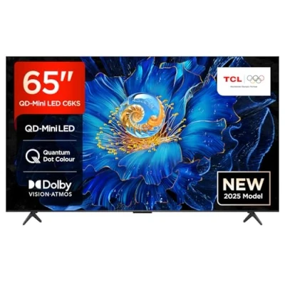 Image of TCL 65C6KS UK 65 Inch C6KS Premium 4K Ultra HD HDR QD Mini LED Smart TV 2025