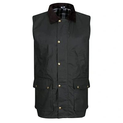 Image of Regatta Professional Mens Banbury Wax Bodywarmer Perfect for Outdoors, Walking, Hiking &amp; Camping