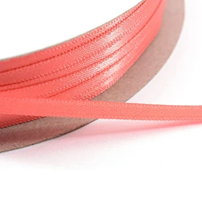 Image of Vaessen Creative Satin Ribbon, Watermelon, 3mm x 100m Double Sided Shine for Card Making, Scrapbooks, Gift Wrapping and Other Craft Projects