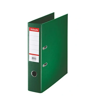 Image of Esselte Standard, 1x Lever Arch Finder, Green, 75 mm Spine, A4, PP, 320230