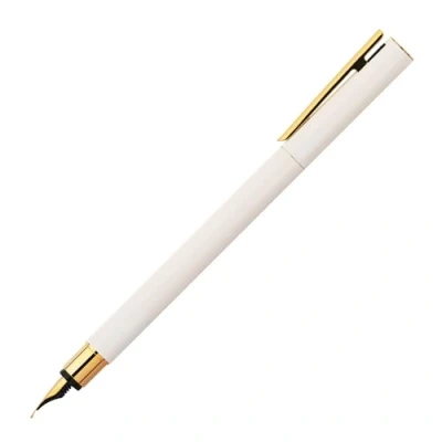 Image of Faber Castell Neo Slim 141440 Fountain Pen Nib Width M Gold Marshmallow
