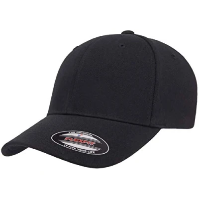 Image of Flexfit Men&#039;s Pro Formance Hat Cap, Black, S/M