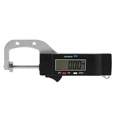 Image of Hilitand 0 25mm Horizontal Type Electronic Digital Display Caliper Thickness Gauge Measuring Tool, AL1246A Model, Plastic Aluminum Material