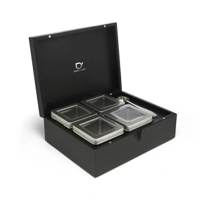 Image of Bredemeijer 184005 Tea Box, Bamboo, Black
