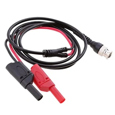 Image of Sharplace bnc for male to 4mm Banana Plug Oscilloscope Test Lead Cable 3.5ft(bnc Plug)