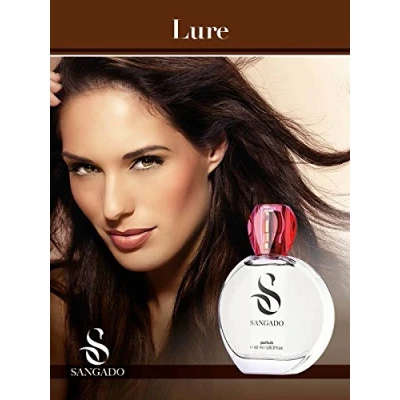 Image of SANGADO Lure Perfume for Women, 8 10 hours long Lasting, Luxury smelling, Floral Fruity, Fine French Essences, Extra Concentrated (Parfum), Alluring, Magnetic, 60 ml Spray