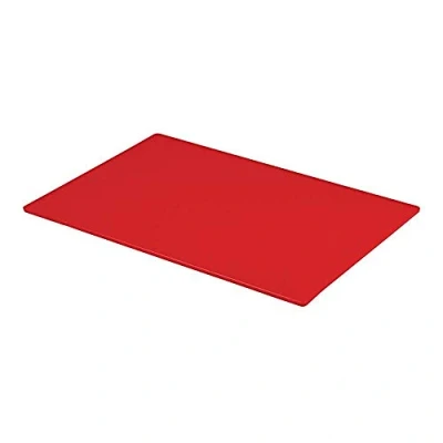 Image of Professional Large Chopping Board Catering Food Prep Cutting Colour Coded RED