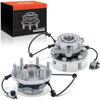 Image of Frankberg 2x Wheel Bearing Hub Front Axle both sides for NP300 Navara D40 Pathfinder III R51 2005 2020 40202EA300