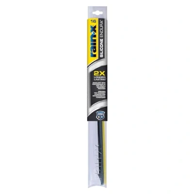 Image of Rain X 830116 Silicone Endura Wiper Blades, 16 Inch Windshield Wipers (Pack of 1), Automotive Replacement Blades With Two Times Longer Lasting Resilient Rubber Squeegee