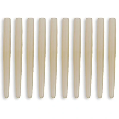 Image of Bank Tackle Anti Tangle Sleeves 35mm Rig Making Carp Fishing Terminal (Trans Brown, 20 Pack)