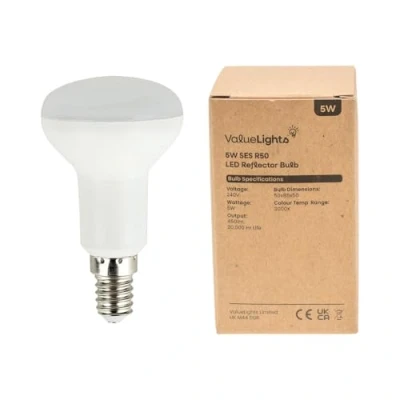 Image of MiniSun 5w SES E14 R50 Reflector Energy Saving LED Spotlight Bulb 3000K Warm White