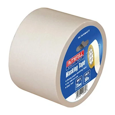 Image of Faithfull FAITAPEMAS75 Masking Tape 75mm x 50M