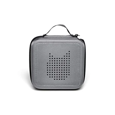 Image of tonies Carry Case, Toy Box Storage and Travel Case for Audio Characters, Hardshell up to 20 Figurines use with Your Toniebox Portable Speaker (Sold Separately), Ages 3+, Colour: Grey