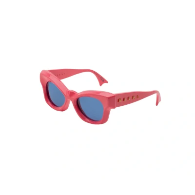 Image of Marni Magneticus Unisex Sunglasses, Size: One Size, Pink