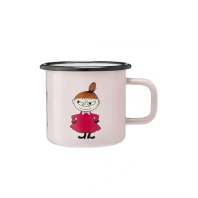 Image of Enamel mug 3.7 dl Little My, pink,