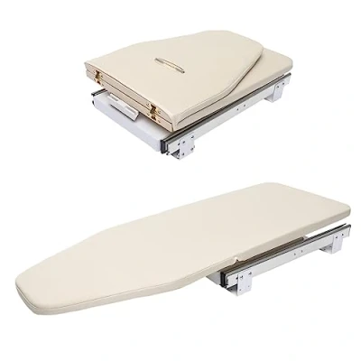 Image of Nisorpa Folding Ironing Board Rotatable 180 Drawer Platform With Heat resistant Cover for Space Saving 800 x 310MM