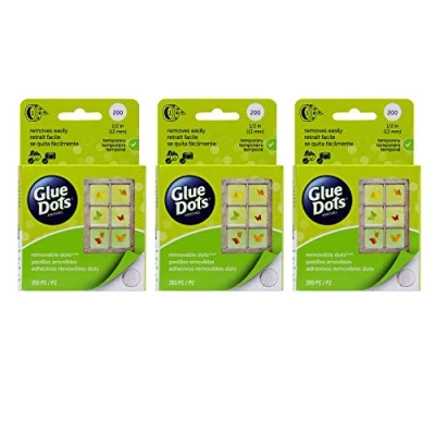 Image of Glue Dots 08248 Clear Dot Roll Set, Multi Colour