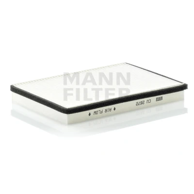 Image of 3A0819638, 3A0819644 Pollen Filter MANN CU 2672 Particulate 268mm 192mm 30mm VOLKSWAGEN: Passat B3/B4 Saloon