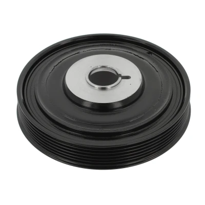 Image of 1230300Q0C, 1230300Q0J Crankshaft Pulley CORTECO 80001299 6PK 155mm 5 Decoupled, with mounting manual RENAULT: Clio 2, 3, III Grandtour