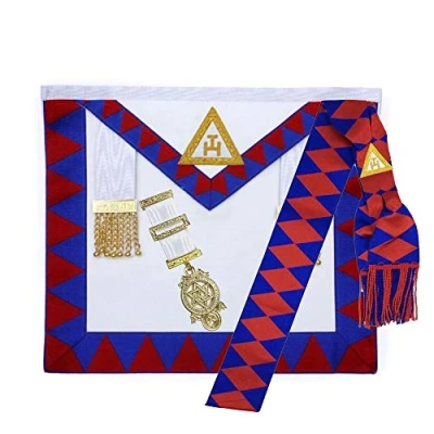 Image of MasonicDirect MASONIC ROYAL ARCH COMPANIONS APRON &amp; SASH,Jewl