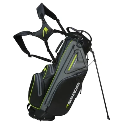 Image of Benross Protec 5.0 Lightweight Waterproof Golf Stand Bag with 14 Way Club Divider Fully Sealed Storage, 7 Pockets &amp; Dual Padded Straps All Weather