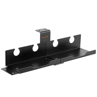 Image of mywall HZ29L Power Strip Holder, Holder for Desk Organisation, Tables, Cable Management System in the Workplace, Strips Organiser
