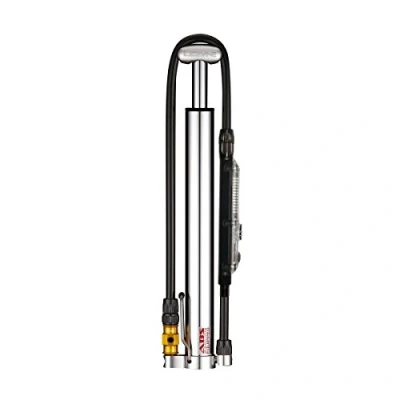 Image of Lezyne Mini Pump CNC Micro Floor Drive Digital HVG Shiny Silver 90PSI 30 cm 1 MP MFDR V206HVDG 30.0