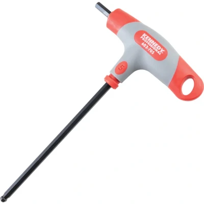 Image of Kennedy T handled Hexagon Key Ball Driver 5mm x 175mm
