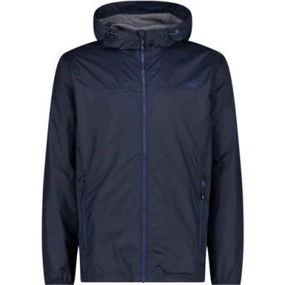Image of CMP Man Jacket Rain Fix Hood, B.Blue Bluish, 58
