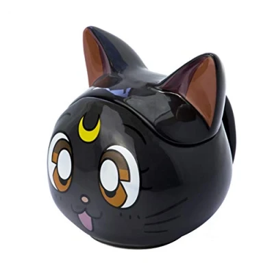 Image of ABYstyle Sailor Moon Luna 3D Shaped Ceramic Novelty Coffee &amp; Tea Mug