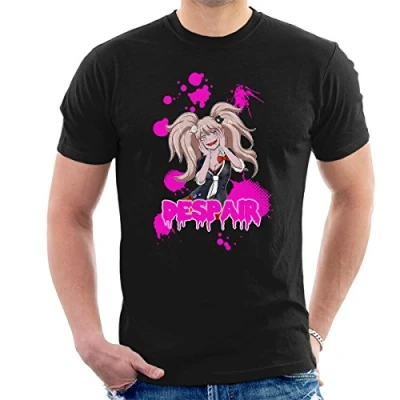 Image of Despair Junko Enoshima Danganronpa Men&#039;s T Shirt Black