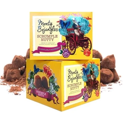 Image of Monty Bojangles Scrumple Nutty Cocoa Dusted Truffles, 2 x 150g Gift Boxes (Choose from 10 flavours)
