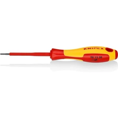 Image of Knipex Screwdriver for hexagon socket screws burnished, insulating multi component handle, VDE tested 175 mm 98 13 20