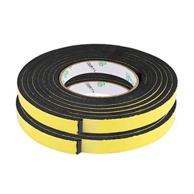 Image of Sourcingmap 2Pcs 15mm x 5mm Single Sided Self Adhesive Shockproof Sponge Foam Tape 3 Meters