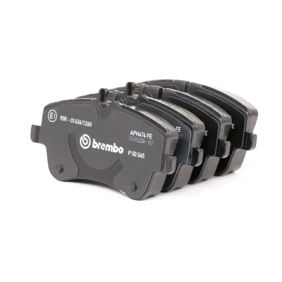 Image of 0034202520, 0034204520, 0034205920, 0034209520, 0054206220 Brake pad set BREMBO P 50 045 MERCEDES BENZ: C Class Saloon, CLK Coupe, Coupe